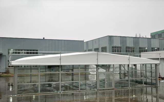 20m Span Thermo Roof Cube Strtucture Installation Video
