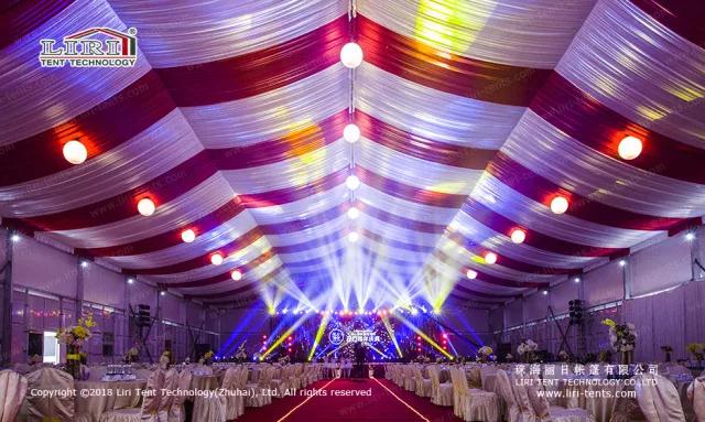 Banquet Tent for LIRI 20th anniversary celebrating