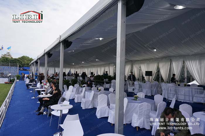 Equestrian competition events tent