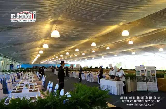 Food and beverage tent