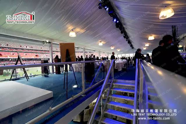 High Peak Double Decker Tent indoor