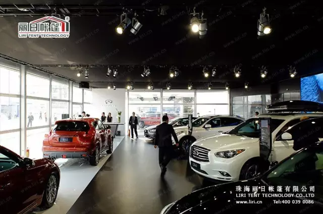 International Automobile Exhibition tent