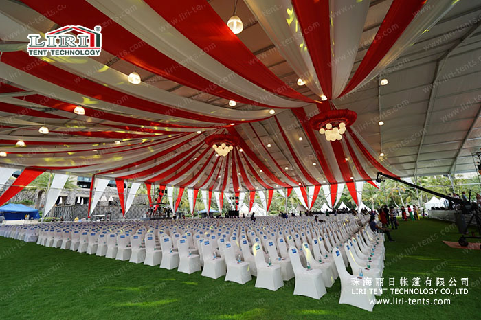 Large outdoor event tent