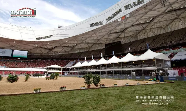 Remarkable Sport Event Tent Installation Finished