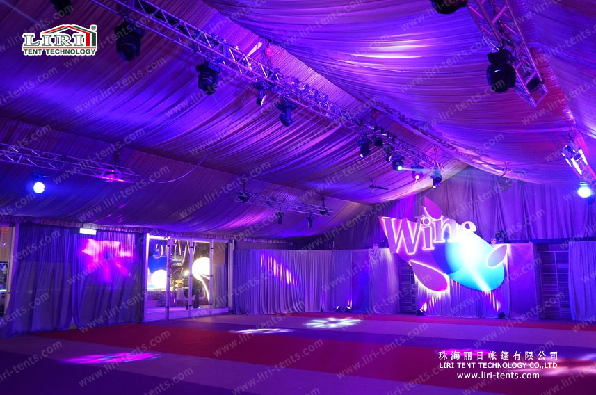 exhibition tent interior