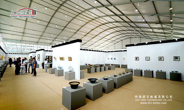 indoor temporary exhibition hall tent