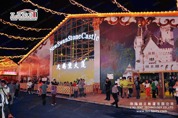 outdoor oktoberfest tent