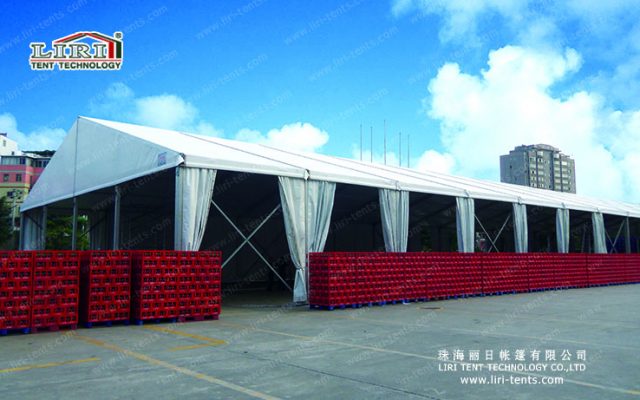 outdoor warehouse tent