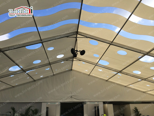 outdoor wedding tent