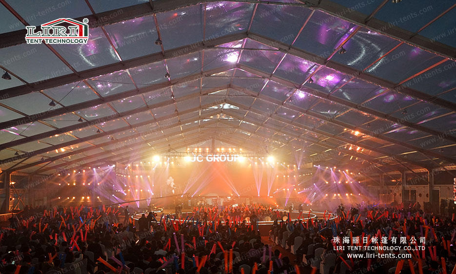 square meters transparent aluminum tent