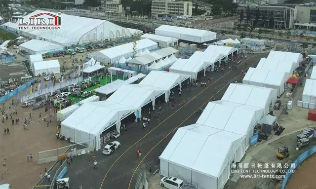 temporary tent structure