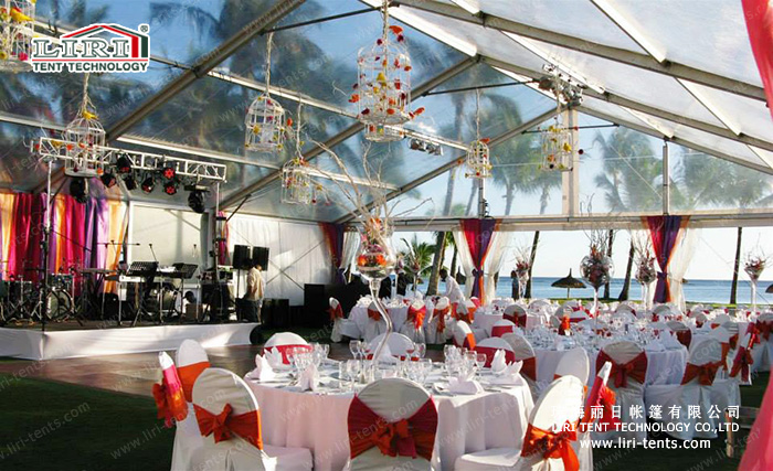 transparent wedding tent