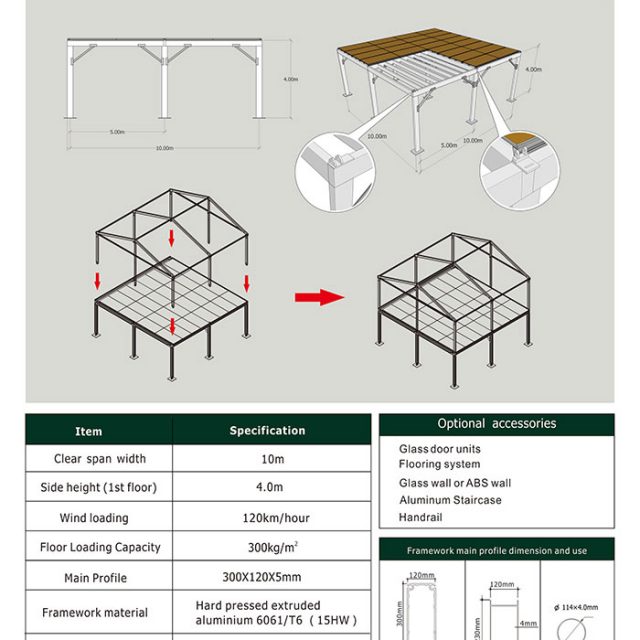 10m Span Deck Structure