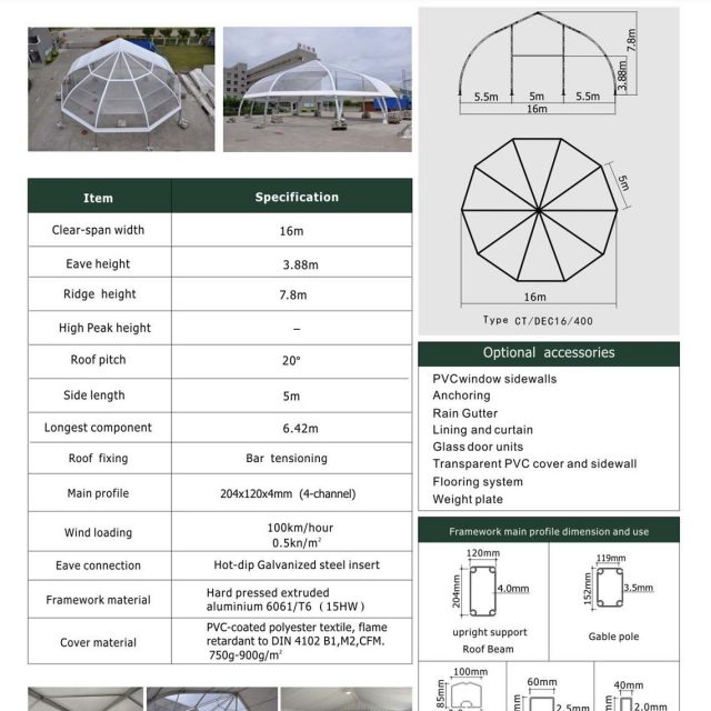 10 Sided Polygon Tent | Decagonal Tent - Liri Tent