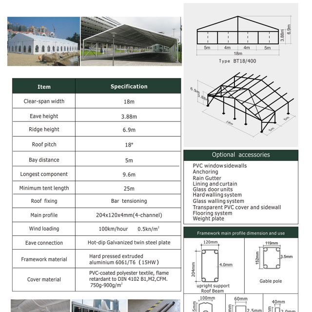 18m Span Big Tent BT 1