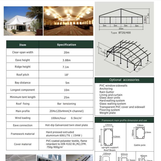 20m Span Big Tent BT