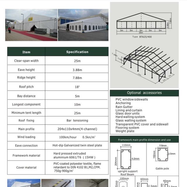 25m Span Big Tent BTA