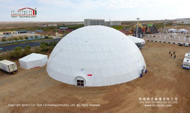 Geodesic dome tent