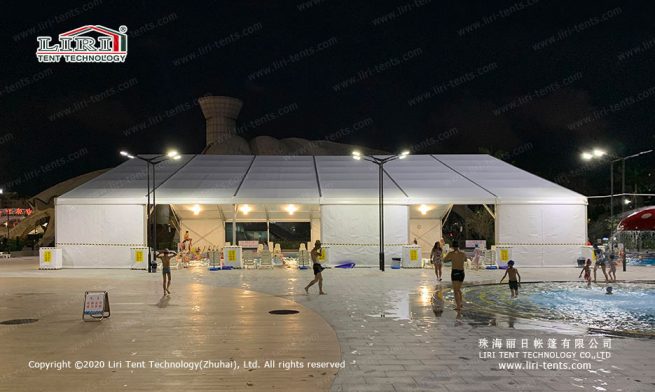 Swimming Stadium tent 2