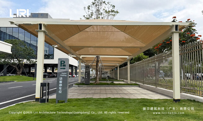 commercial carport tent covered walkway