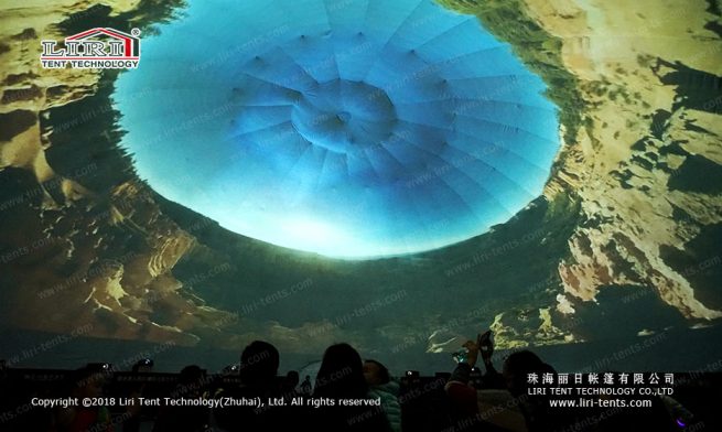 Large Geodesic Dome Projection 1