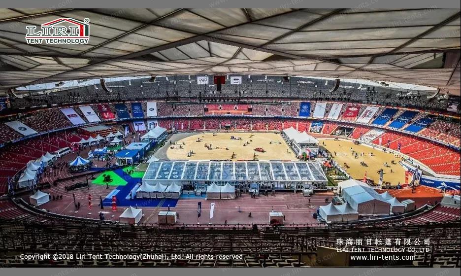 All of the lights, 70-meter transparent VIP tent