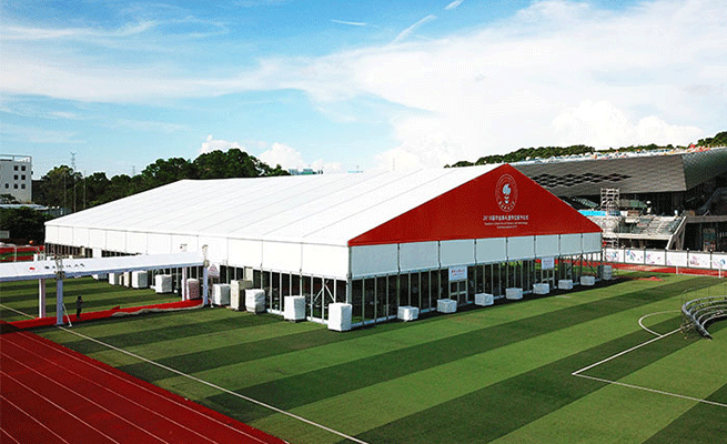Graduation Ceremony in the Ceremony Tent Video