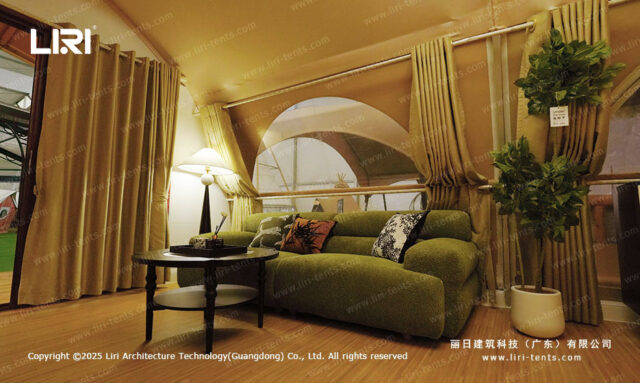 Shell Shape Glamping Tent (1)