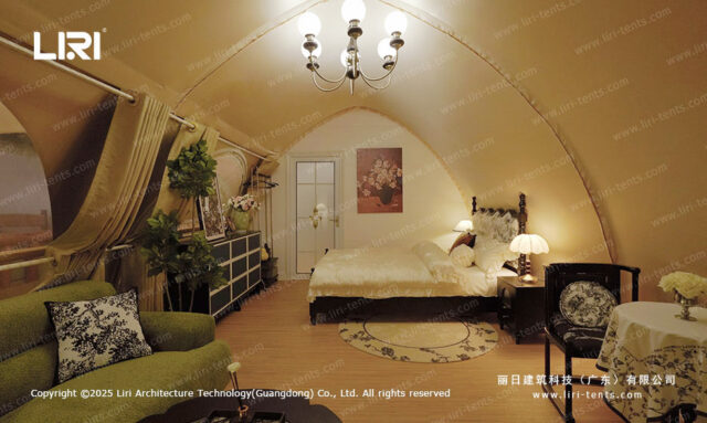 Shell Shape Glamping Tent (2)