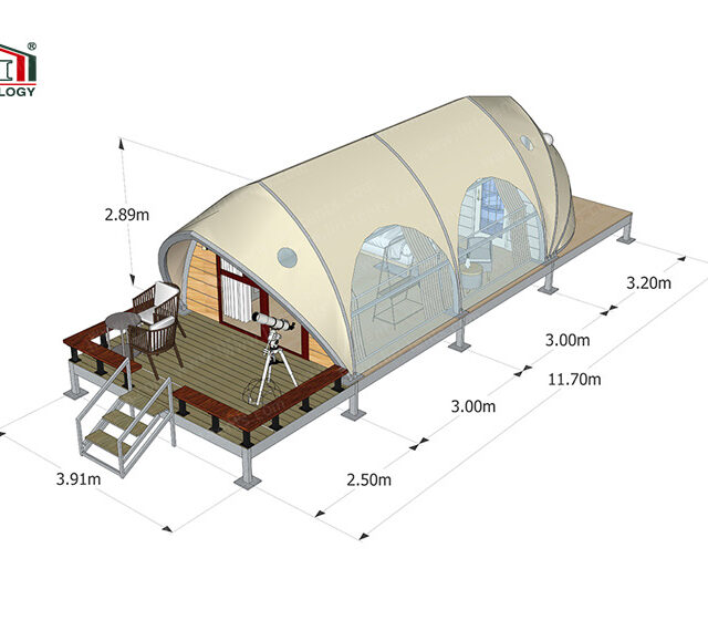 outdoors Shell Shape Glamping Tent
