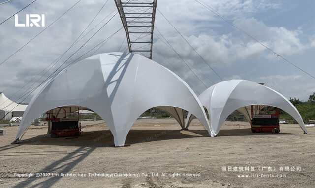 Big Outdoor Structure Crossover Dome Tents
