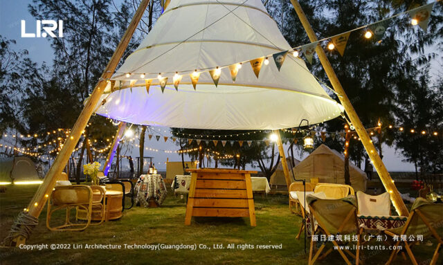 Unique Bamboo Lantern Tents