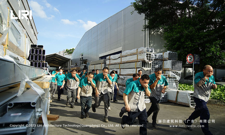 Liri tent 2023 Fire drill (6) Liri tent 2023 Fire drill (6)