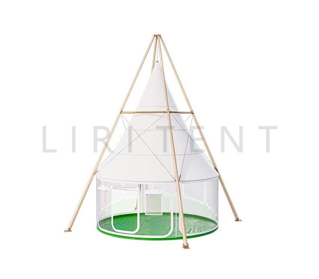Bamboo Tipi Tent wall side (1)