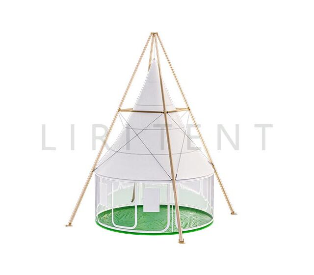 Bamboo Tipi Tent wall side (3)