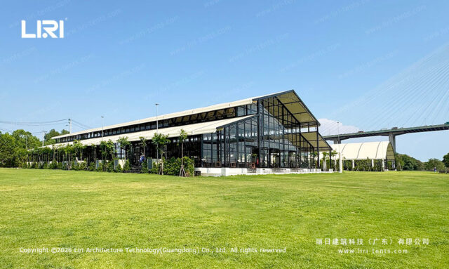 aluminum orangery side view garden