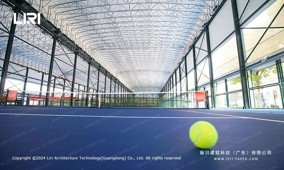 Electric Retractable Roof Structure leads the new trend of sport courts (1)