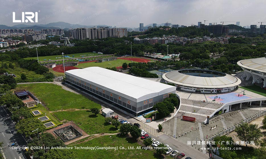 Electric Retractable Roof Structure leads the new trend of sport courts (3)