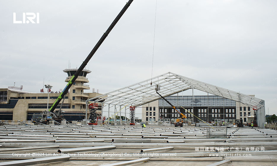 Liri offers exhibition tents for the 15th Airshow China (1)