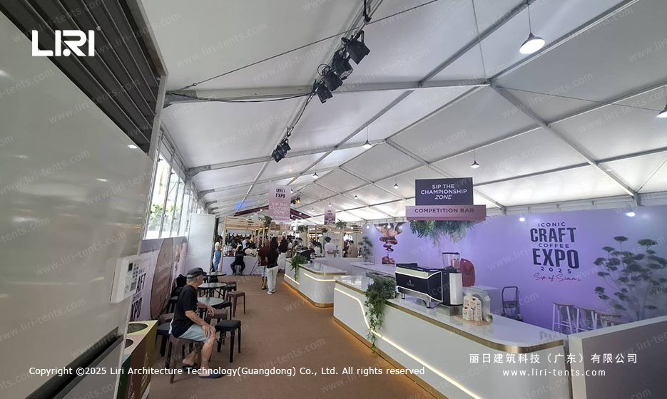 Aluminum tent structure for outdoor events Aluminum tent structure for outdoor events