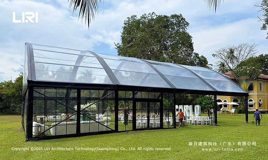 Garden Marquee For Outdoor Wedding A standout feature of the Garden Marquee is the fully