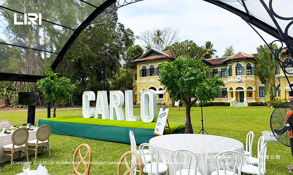 Garden Marquee For Outdoor Wedding Garden Marquees feature a modular structure combined with high-strength aluminum