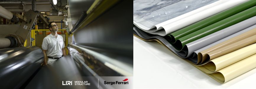 LIRI and Serge Ferrari collaborate on higher-grade membrane fabrics