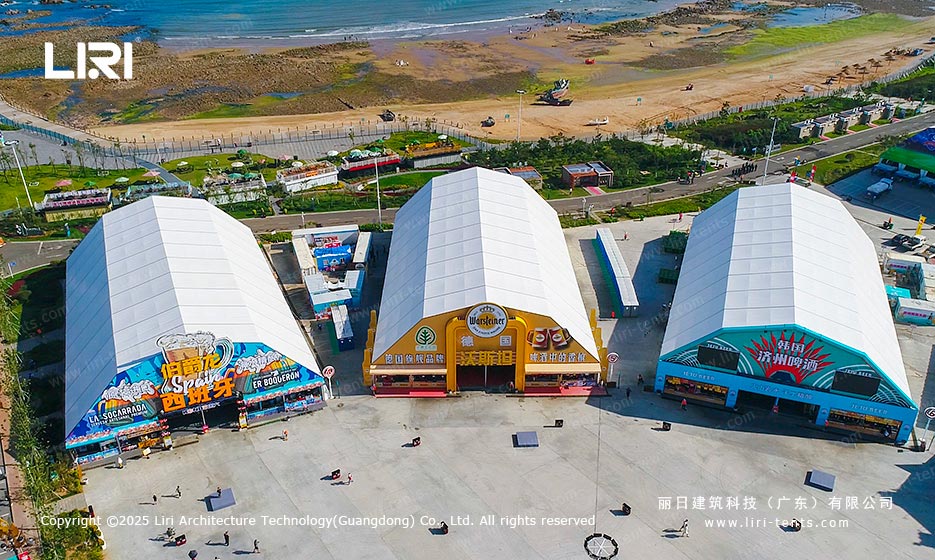 Three beer festival tents planned beside a coastal event venue